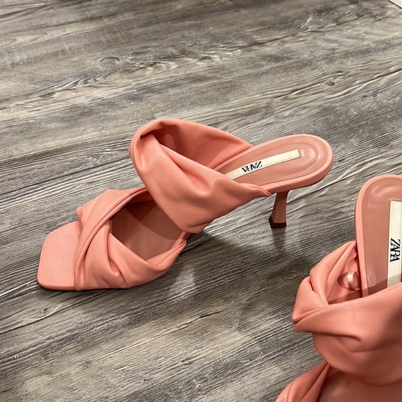 Beautiful Zara pink heels! Worn once! - Picture 2 of 3